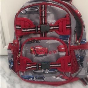 Pottery barn kids mini cars backpack